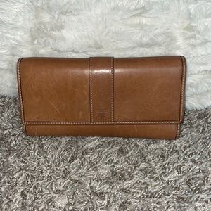 Coach Zipper Wallet W check holder